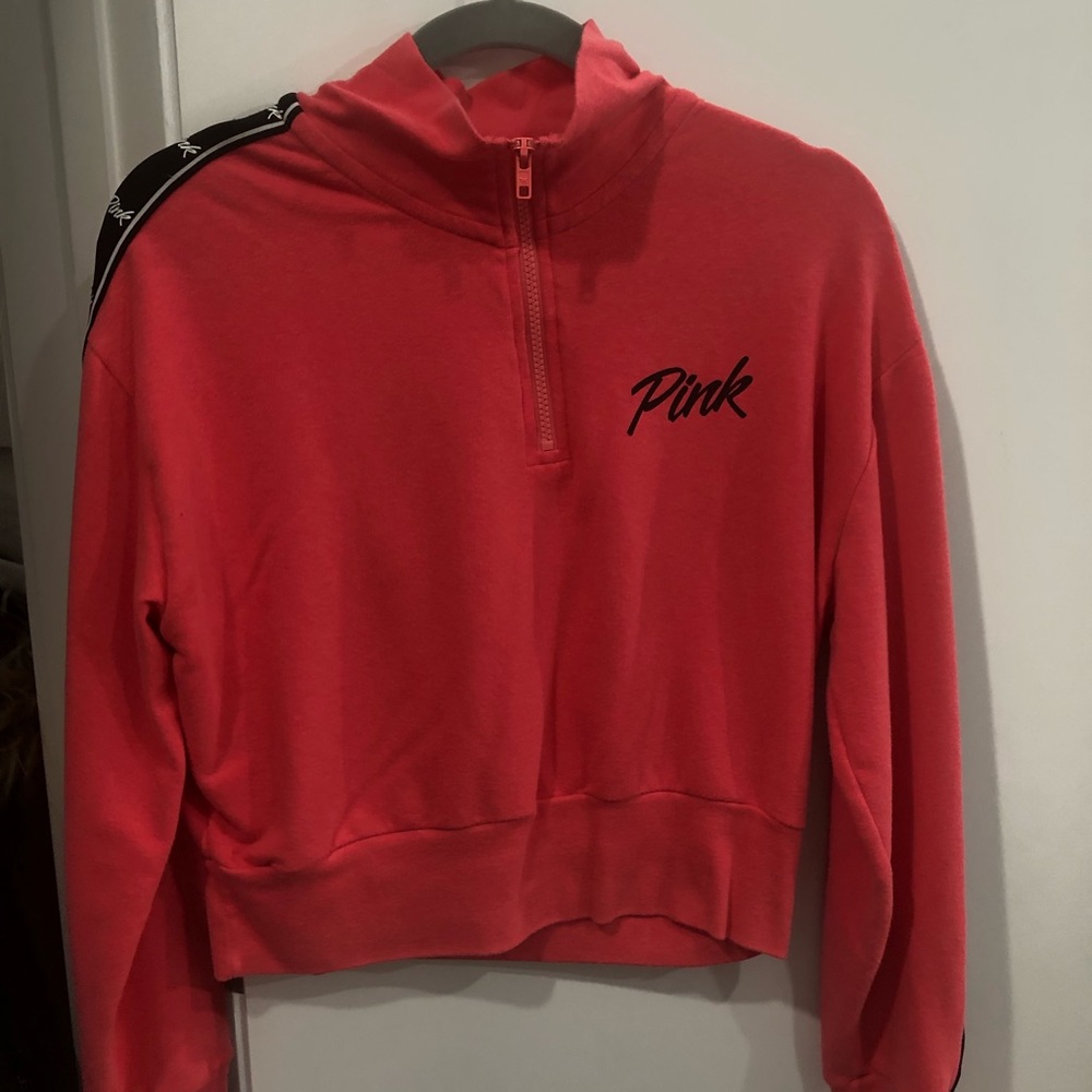 Victoria’s Secret Pink Half Zip Sweatshirt